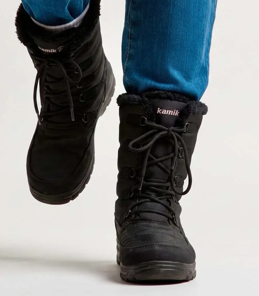 Kamik Brooklyn Women's Waterproof Lace-Up Winter Snow Boots